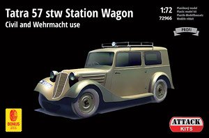 Tatra 57 stw Station Wagon Civil and Wehrmacht use (Plastic model)