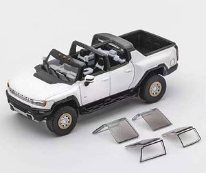 GMC Hummer EV Pickup (LHD) ホワイト (ミニカー)
