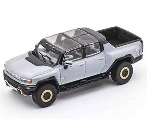 GMC Hummer EV Pickup (LHD) グレー (ミニカー)