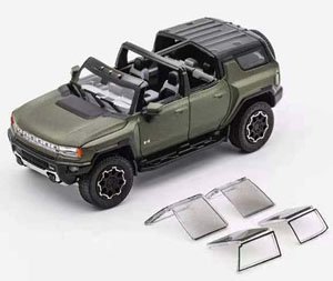 GMC Hummer EV SUV (LHD) グリーン (ミニカー)