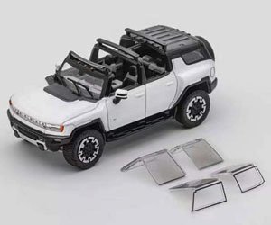 GMC Hummer EV SUV (LHD) ホワイト (ミニカー)