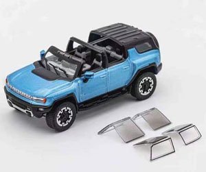 GMC Hummer EV SUV (LHD) ブルー (ミニカー)