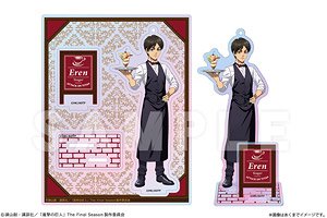 進撃の巨人 オーロラアクリルフィギュア Ver. 喫茶店 01 エレン・イェーガー (キャラクターグッズ)