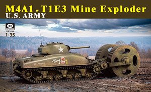 U.S.Army M4A1 Shaman T1E3 Mine Exploder (Plastic model)