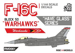 F-16C decals WARHAWKS (HAVE GLASS SCHEME) (Decal)