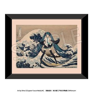 葛飾北斎×初音ミク 複製原画 冨嶽三十六景 神奈川沖浪裏 (キャラクターグッズ)