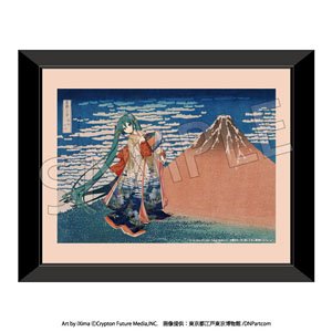 葛飾北斎×初音ミク 複製原画 冨嶽三十六景 凱風快晴 (キャラクターグッズ)