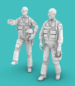 Vietnam Pilots Standing/Climbing SET1 (Set of 2) (Plastic model)