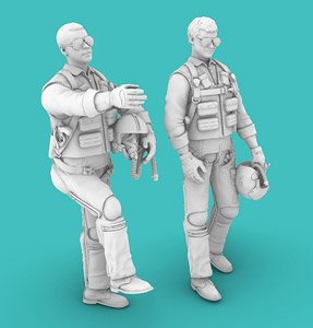 Vietnam Pilots Standing/Climbing SET1 (Set of 2) (Plastic model)