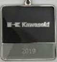 Kawasaki (2019) 鉄道室内銘板メタルキーホルダー (鉄道模型)