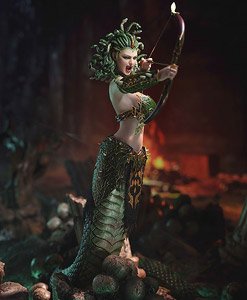 TB League 1/12 Action Figure Medusa Green Snake Tail Ver. (Fashion Doll)