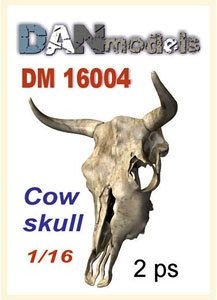 Cow Skull (2 Pieces) (Plastic model)