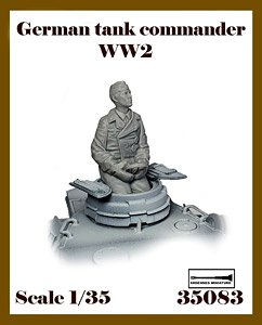 GERMAN TANK COMMANDER WW2 (Plastic model)