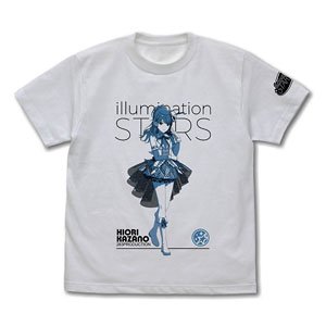Animation [The Idolm@ster Shiny Colors] T-Shirt Hiori Kazan over White XL (Anime Toy)