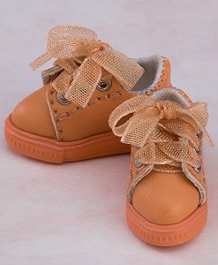 Harmonia series Ribbon Sneakers (Orange) (Fashion Doll)