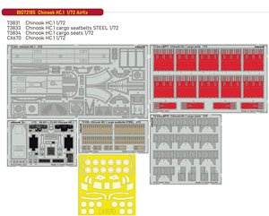 チヌーク HC.1 ビッグEDパーツセット (エアフィックス用) (プラモデル)