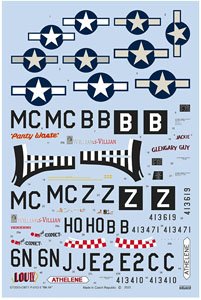 P-51D-5 `第8空軍` デカール