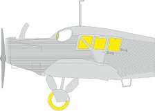 ユンカース F.13 塗装マスクシール (ミニアート用) (プラモデル)