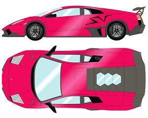 Lamborghini Murcilago LP670-4 Super Veloce 2009 ロッソタルガ (ミニカー)