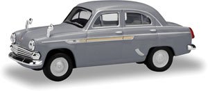 (HO) Moskvitch 403 Gray [Moskwitsch 403] (Model Train)