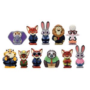 ズートピア ソフビパペットマスコット (11個セット) (キャラクターグッズ)