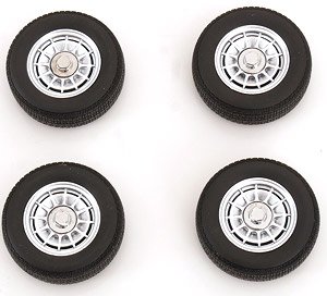 Maserati Ghibli Tire Set with rims (ミニカー)