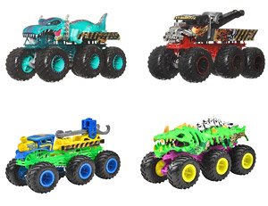 Hot Wheels Monster Trucks Transporter Assort 986E (set of 4) (Toy) (Diecast Car)