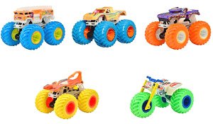 Hot Wheels Monster Trucks Glow in the Dark Assort 986A (set of 6) (Toy) (Diecast Car)
