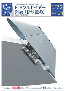 F-8 Crusader outer wing (folding) (for Academy) (Plastic model)