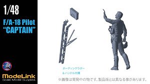 F/A-18 Pilot Captain (Plastic model)