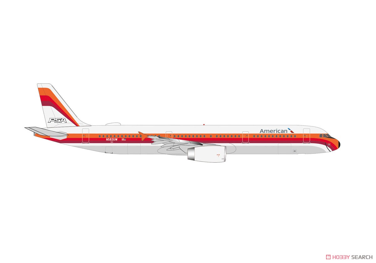 A321 American Airlines PSA Heritage livery N582UW (Pre-built Aircraft) その他の画像1