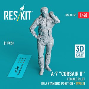 A-7 コルセアII 女性パイロット 立姿勢2 (プラモデル)