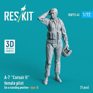 A-7 コルセアII 女性パイロット 立姿勢1 (プラモデル)