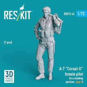A-7 コルセアII 女性パイロット 立姿勢2 (プラモデル)
