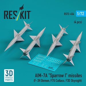AIM-7A `スパローI` ミサイル (4個入り) (プラモデル)