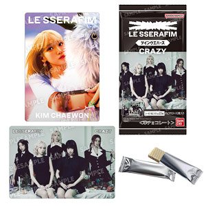 LE SSERAFIM `CRAZY` Twin Wafer (Set of 20) (Shokugan)