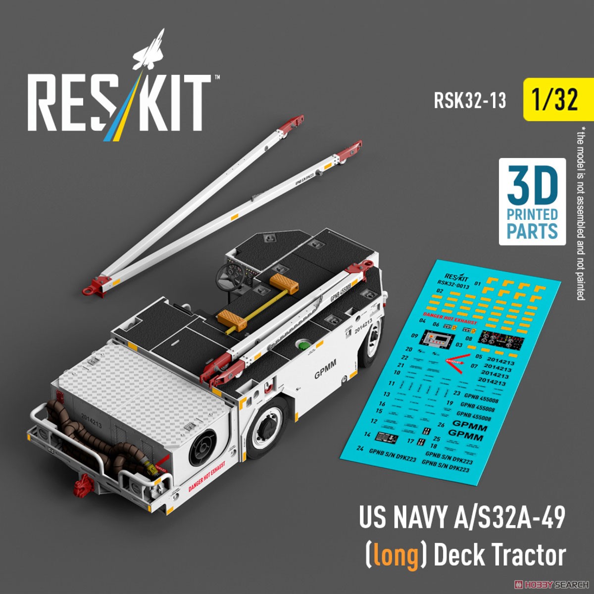 US NAVY A/S32A-49 (long) Deck Tractor (Plastic model) その他の画像1