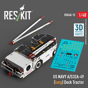 アメリカ海軍 A/S32A-49 艦載牽引トラクターw/エアスターター (プラモデル)