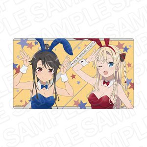 High School Fleet the Movie Rubber Desk Mat Mashiro & Wilhelmina Bunny Ver. (Anime Toy)