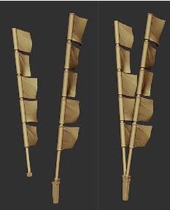 Tsukaiban Sashimono (Set of 5) (Plastic model)