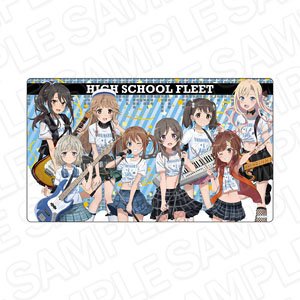 High School Fleet the Movie Rubber Desk Mat Girls Band Ver. (Anime Toy)