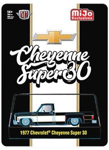 1977 Chevrolet Cheyenne Super 30 Custom Black / White (Diecast Car)