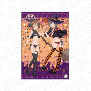 High School Fleet the Movie Mini Acrylic Art Akeno & Moeka 2024 Halloween Ver. (Anime Toy)