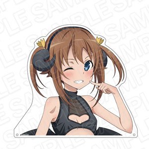 High School Fleet the Movie Extra Large Die-cut Acrylic Board Akeno Misaki 2024 Halloween Ver. (Anime Toy)
