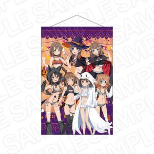 High School Fleet the Movie B2 Tapestry 2024 Halloween Ver. (Anime Toy)