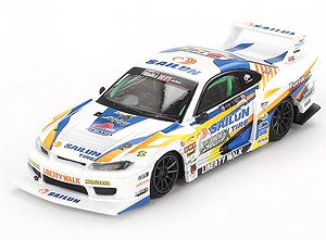 Nissan Silvia (S15) LB-Super Silhouette #555 2023 Formula Drift Japan (RHD) [Clamshell Package] (Diecast Car)