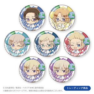 ヘタリア World★Stars トレーディングばるんこ缶バッジ Cボックス (7個セット) (キャラクターグッズ)