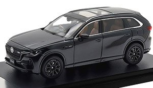 MAZDA CX-80 (2024) ジェットブラックマイカ (ミニカー)