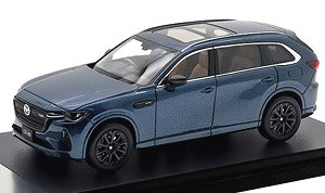 MAZDA CX-80 (2024) ディープクリスタルブルーマイカ (ミニカー)