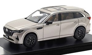 MAZDA CX-80 (2024) プラチナクォーツメタリック (ミニカー)